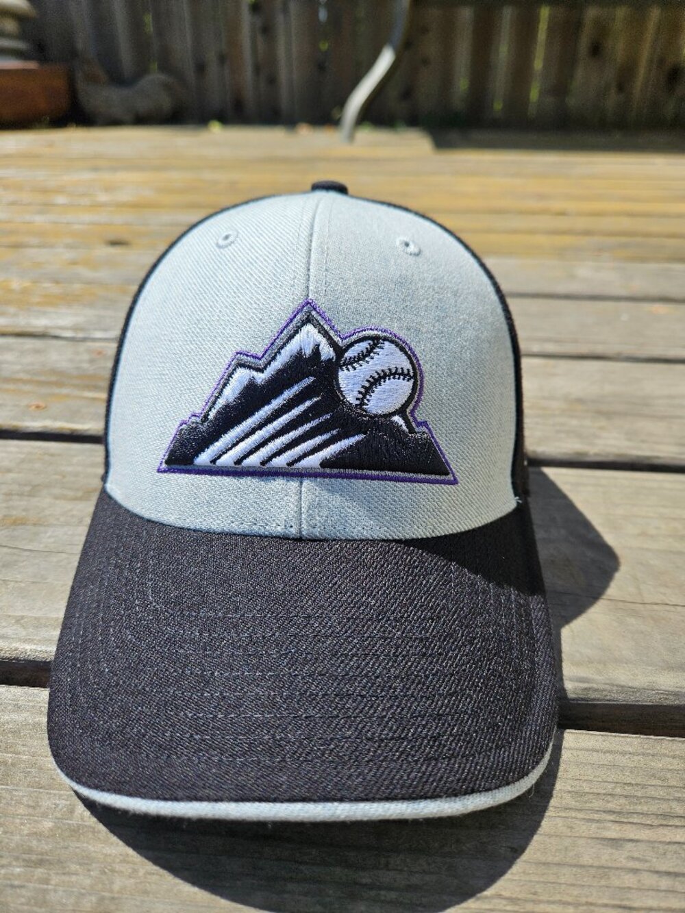 [3 for $25] Colorado Rockies Curved Brim Baseball Cap Gray Black